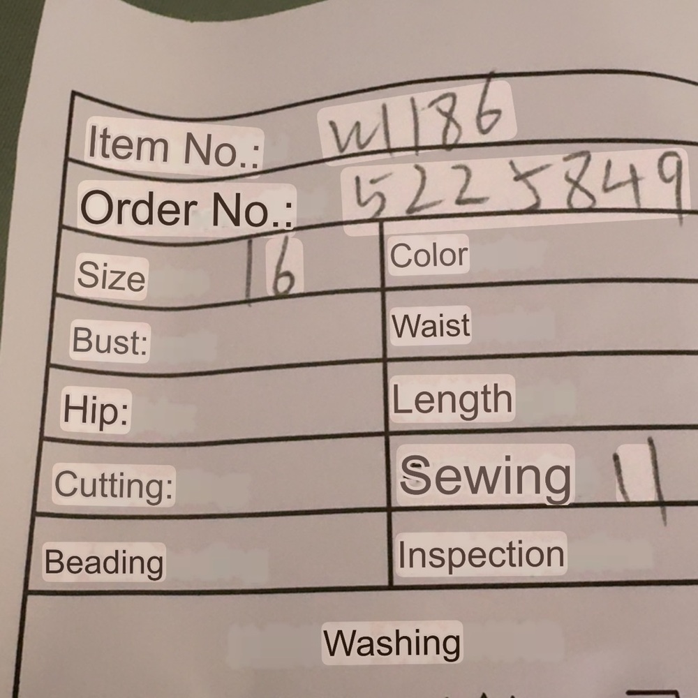 Green Floral Tulle Long Gown size 16 - Picture 5 of 14